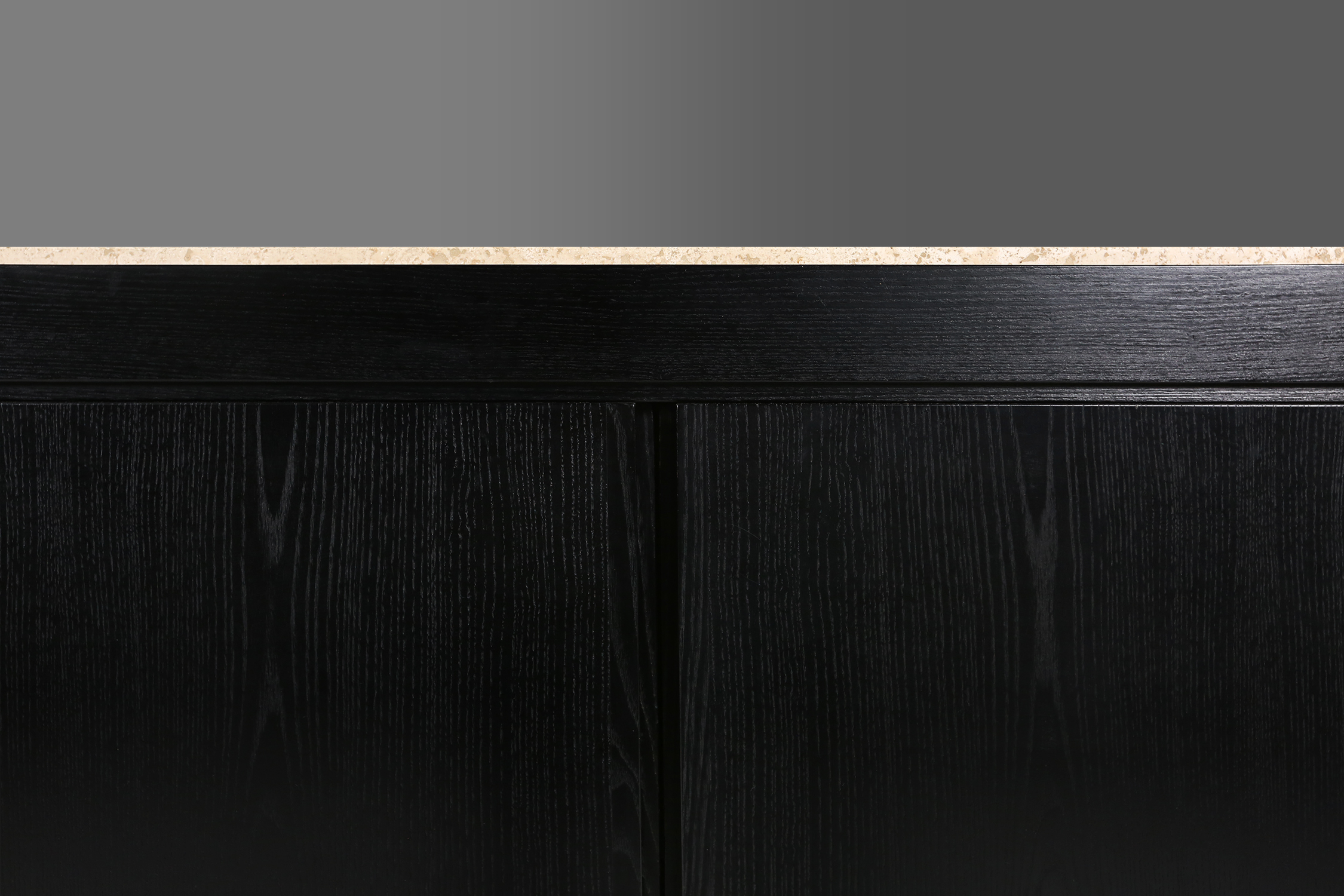 Belgian black lacquered oak sideboard 1970thumbnail